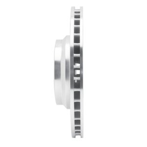 BMW 335XI Brake Rotor (1) - Front Left - R1 Concepts - Drilled & Slotted - Silver - `07-`15